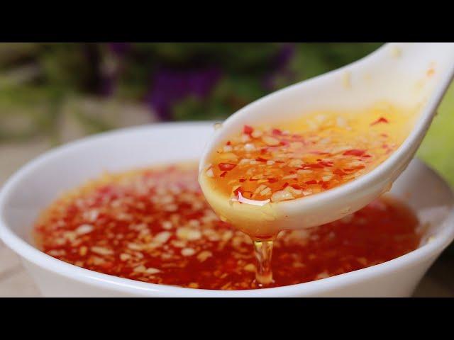 Hướng dẫn chi tiết cách làm nước mắm chua ngọt thơm lừng